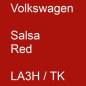 Preview: Volkswagen, Salsa Red, LA3H / TK.